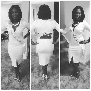 Off white sexy dress perfect for Bridal Shower